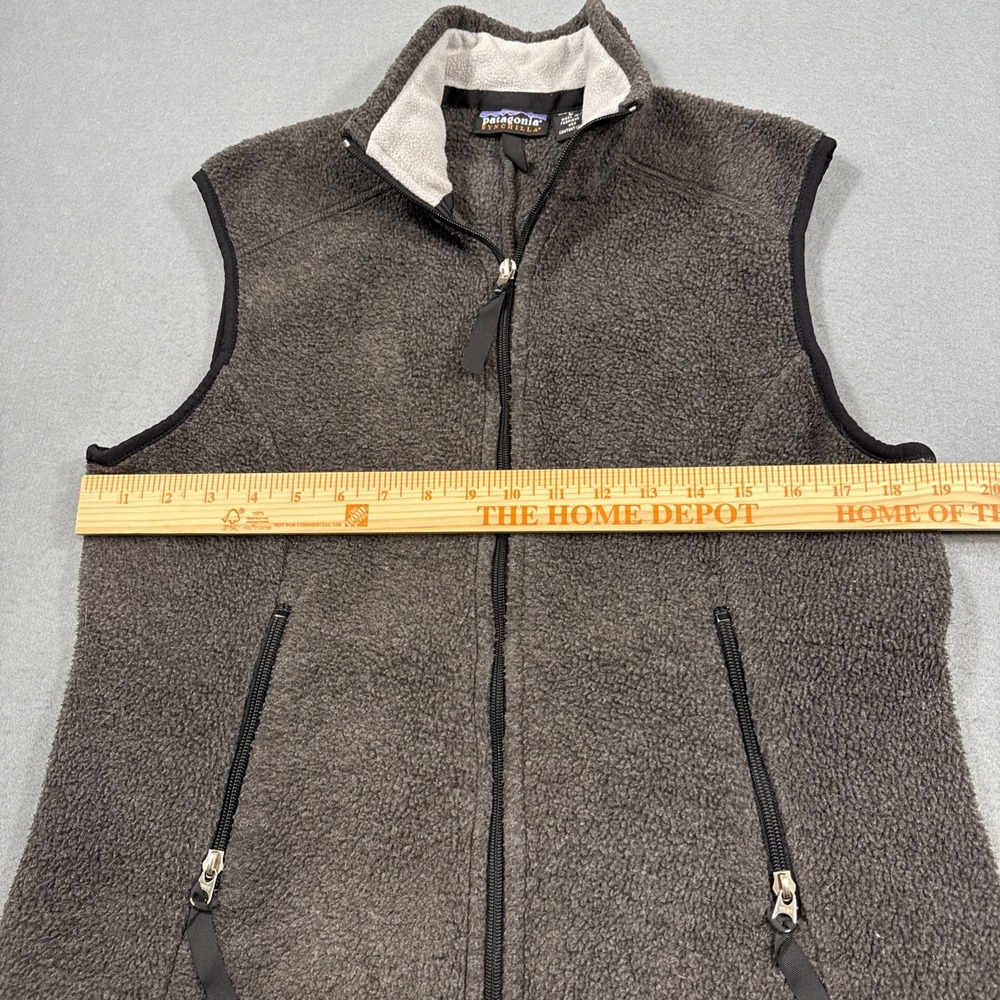 VEST SYNCHILLA FLEECE Vtg Patagonia Women LARGE Full Zip Gorpcore Outdoor - Picture 6 of 8